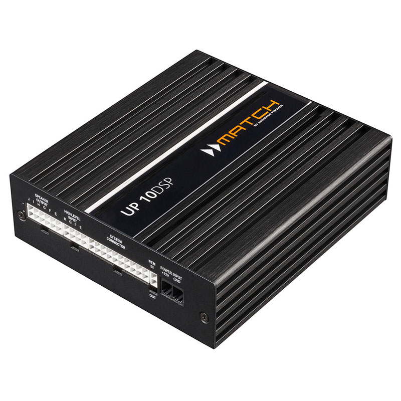 [MAUP10.10DSP] Match UP 10.10DSP - 10-kanaals DSP versterker met 10 HL inputs